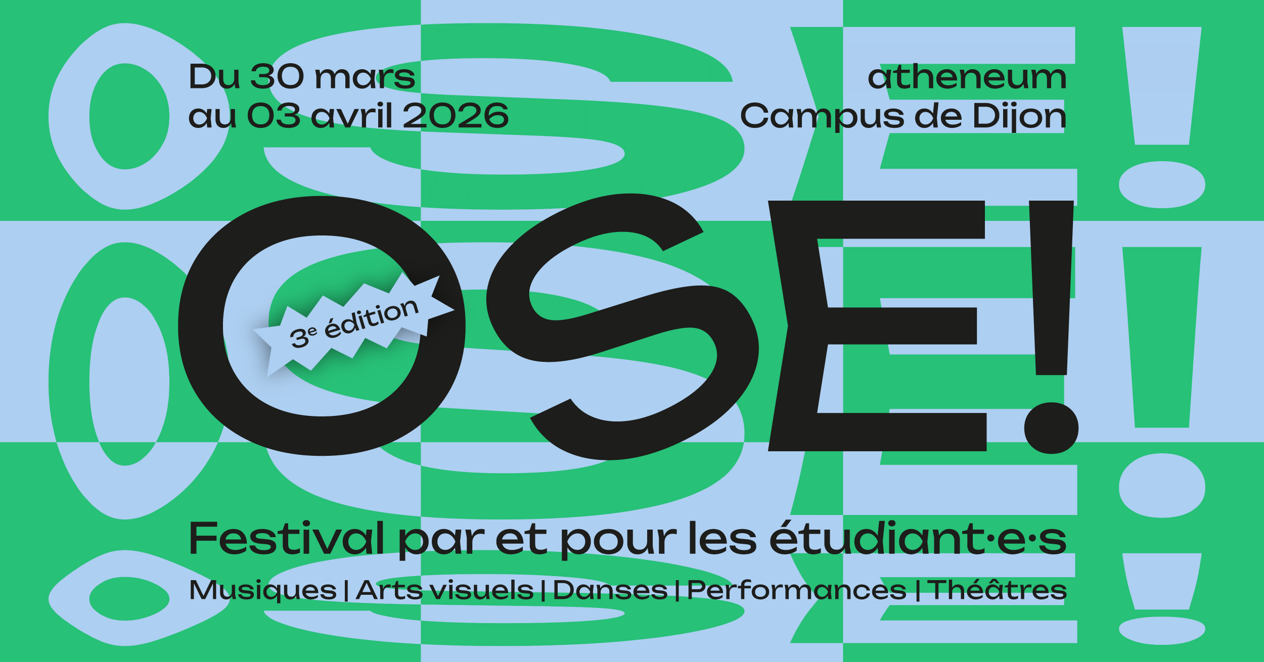 Festival OSE! – Mardi 31 mars #Jour2 🗓